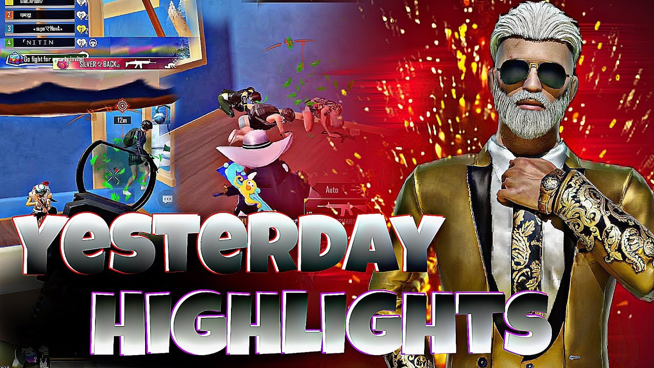 BGMI Yesterday Highlights 🔥 Best Clutch Moments | AaryaVerse