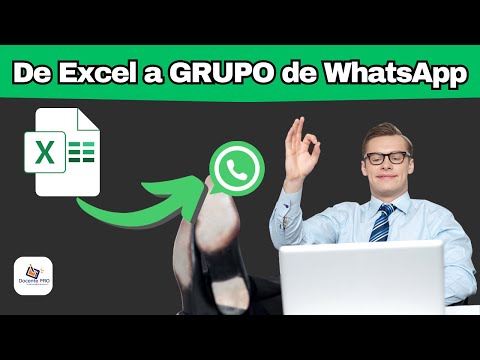 PASAR una lista de Google Sheets a GRUPO de WHATSAPP RÁPIDAMENTE | Grupo de WhatsApp desde EXCEL