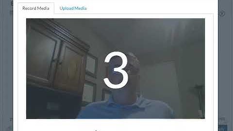Using the Canvas Media Recorder (as a student in a discussion)