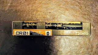 Ohto Cr01 Ceramic Rollerball Pen  Khaki Camo 