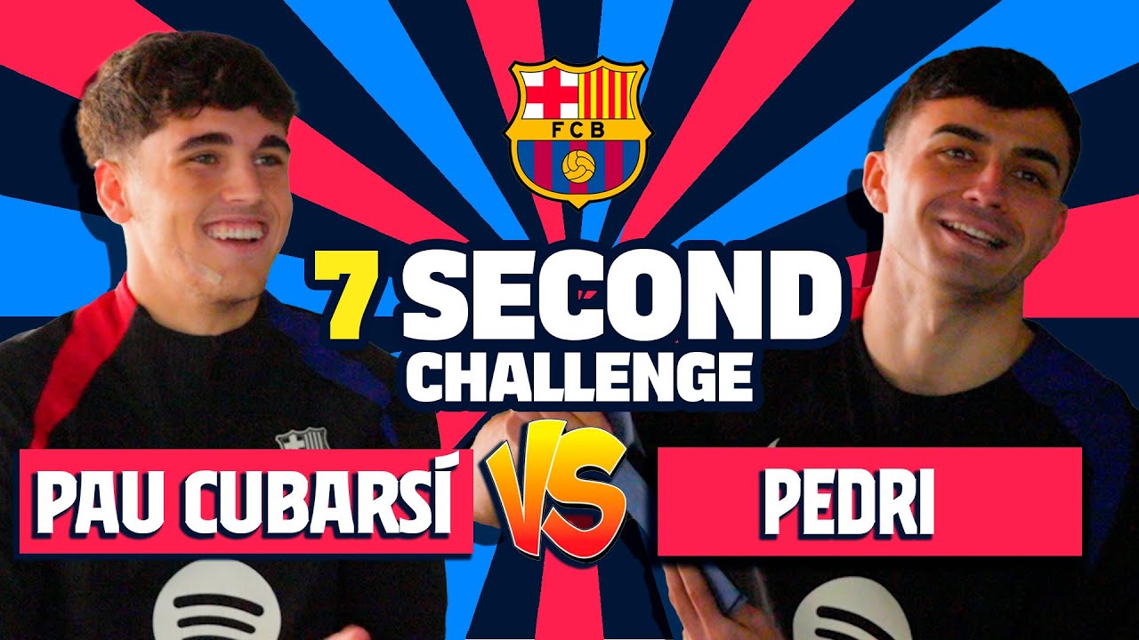 ⏱️ CUBARSÍ vs PEDRI | 7 SECOND CHALLENGE (SPANISH SUPER