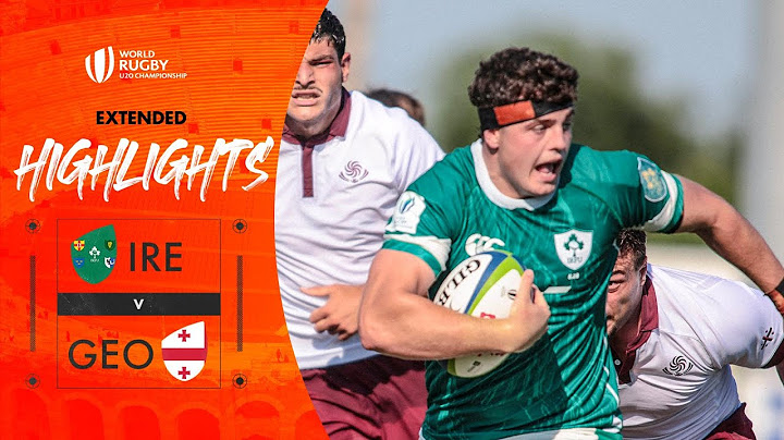 Ireland win THRILLER | Ireland v Georgia | World Rugby U20 Championship 2025 Extended Highlights