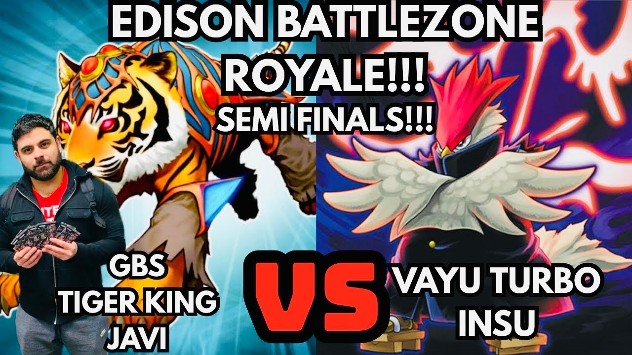 Yugioh Edison BattleZone Royale Semi-Finals: Gladiator Beasts Vs Vayu Turbo