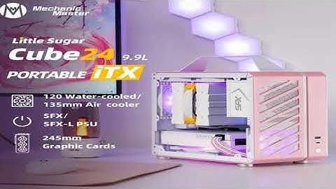 Mechanic Master C24 Sugar Cube Air&TypeC Version Portable Mini Desktop Chassis ITX Compute
