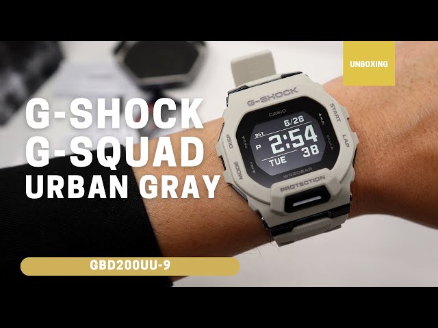 Unboxing G-Shock Slim Move Smart Watch GBD200UU-9 - YouTube