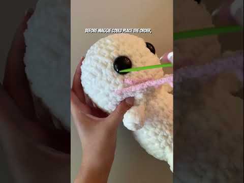 Making a pansexual pride + polyamory pride axolotl | #crochet pattern & shop in desc
