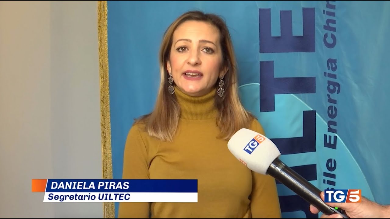 Daniela Piras intervistata al Tg5 di oggi