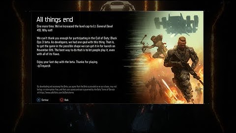 Call Of Duty Black Ops 3 BETA GETTING EXTENDED!!? LEVEL CAP NOW INCREASED TO LEVEL 49 & MOTHERSHIP!!