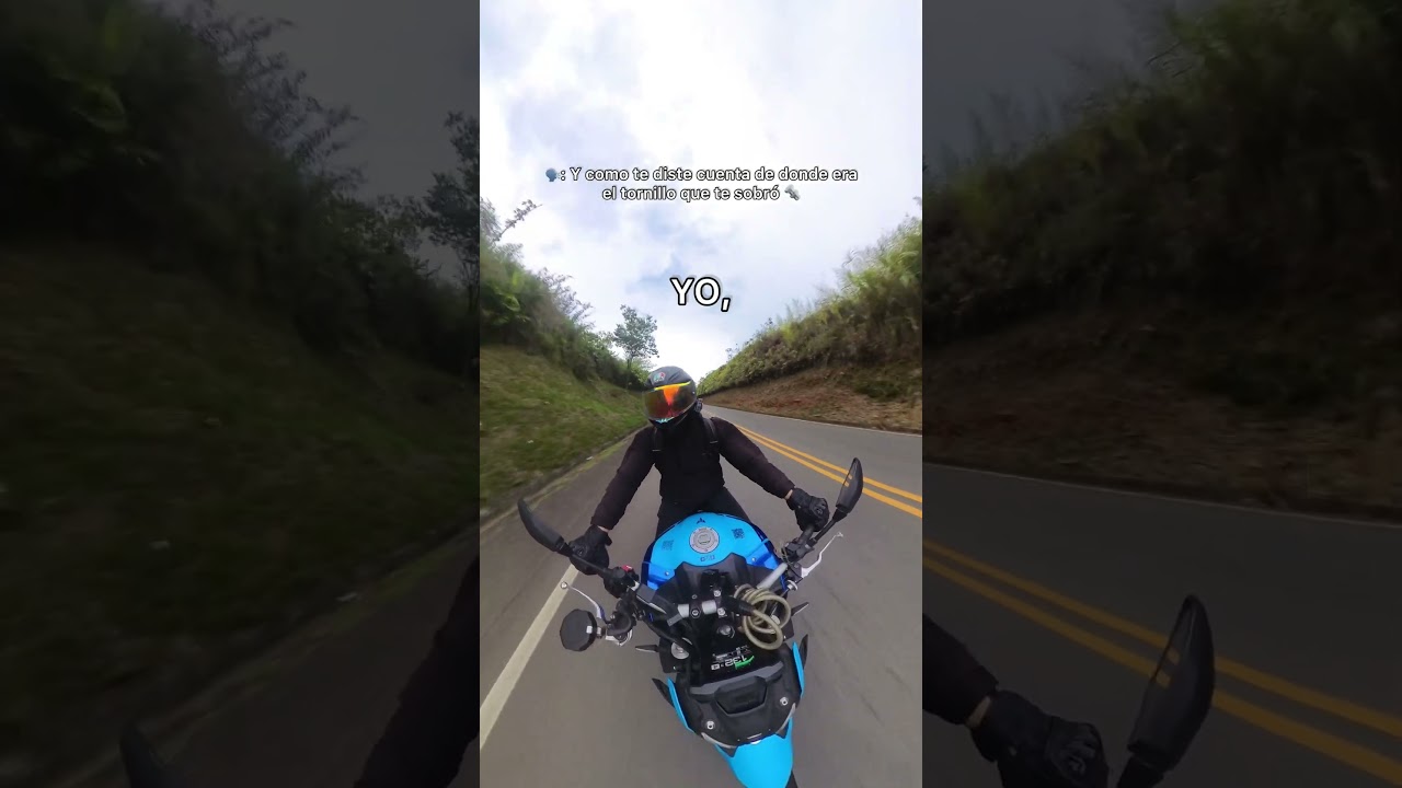 Cuando te das cuenta de donde era el tornillo que te sobraba #moteros #bikerlife #humormotero