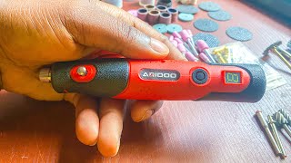 What comes with Aridoo Engraver Electric Drill mini grinder pen machine cordless and Rechargeable