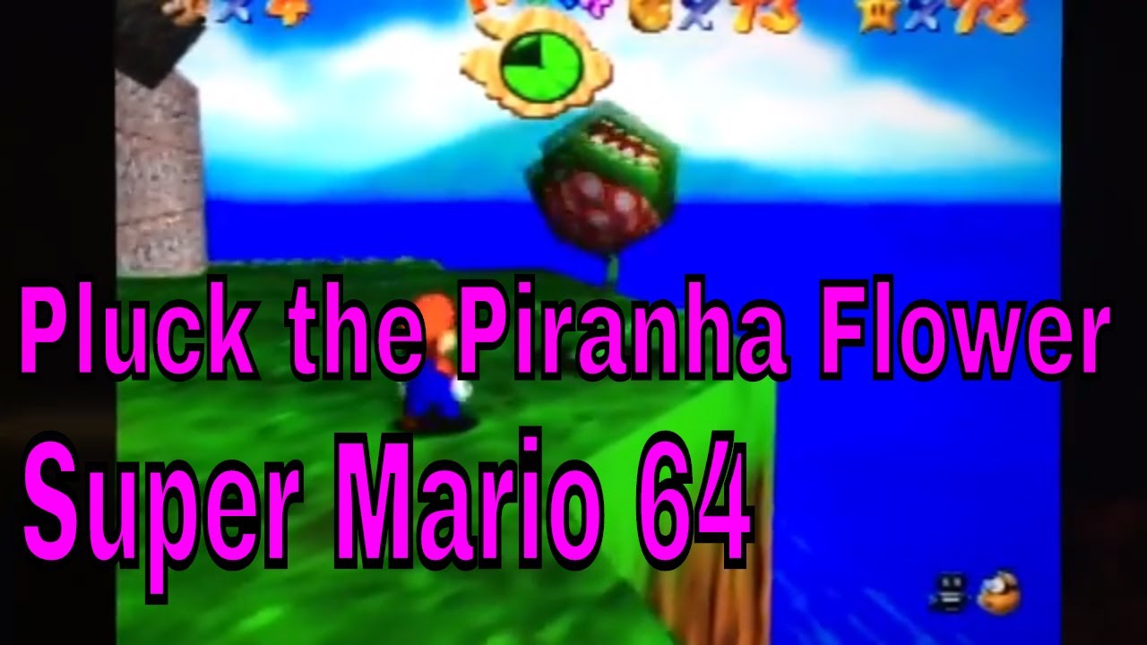 Super Mario 64 Pluck The Piranha Plant Pluck the Piranha Flower -Super Mario 64 - YouTube