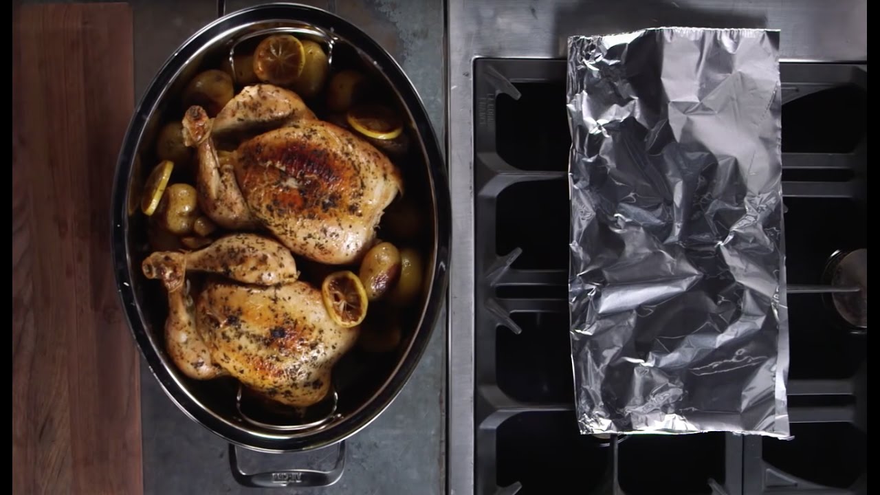 ALL-CLAD Stainless Steel 15 Oval Baker Roaster Pan & 2 Pot Holders