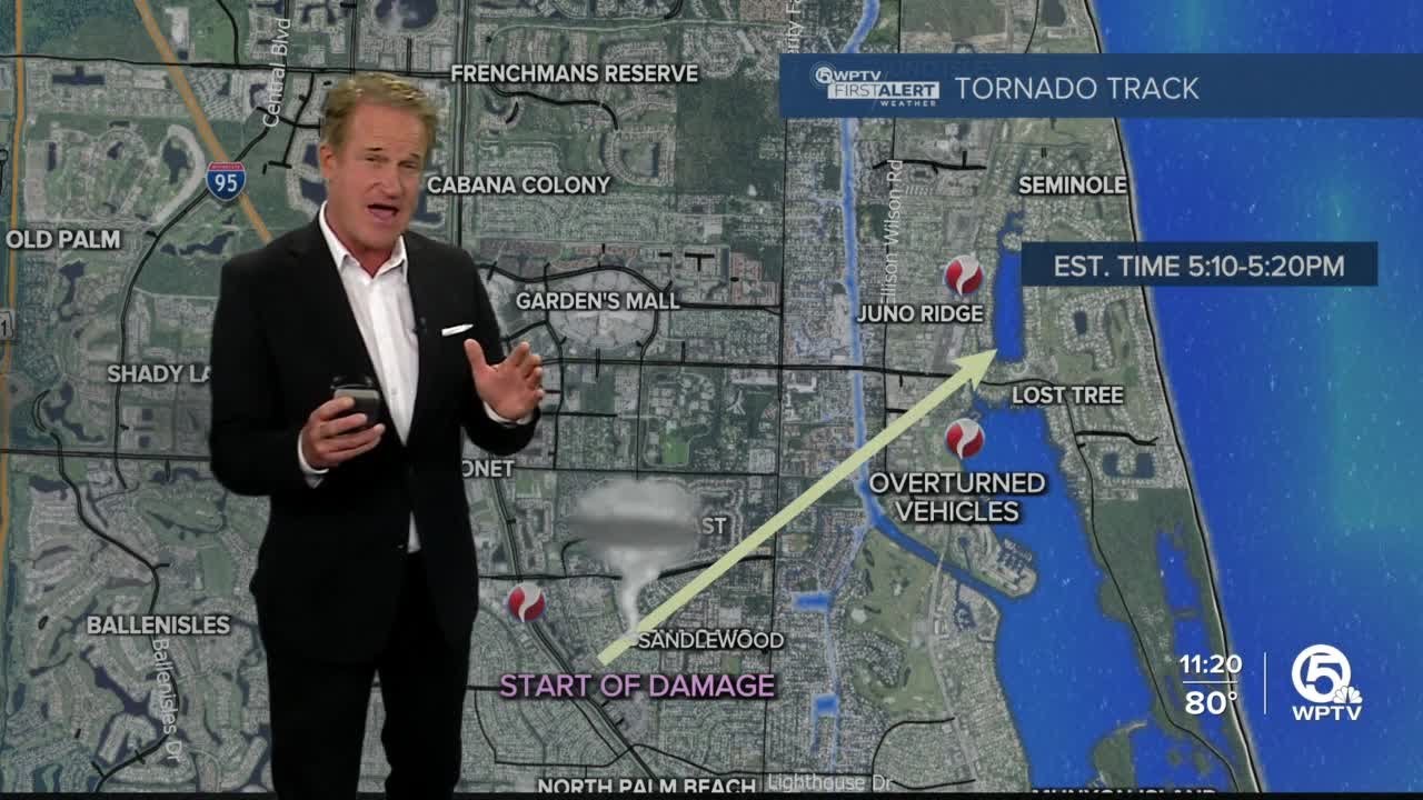 Steve Weagle Explains Path Intensity Of EF1 Tornado In Palm Beach steve-weagle-explains-path-intensity-of-ef1-tornado-in-palm-beach