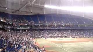 Tampa Bay Rays Pat Burrell Walk Off Homerun Against Blue Jays 07 07 09 Youtube