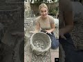 🌸 DIY Multicolor Cement Cloth Planter Tutorial 🌿 Easy Backyard Garden Craft That Looks Expensive!