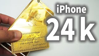 壊れたiPhoneを24金仕様に修理レストアした【ジャンク】