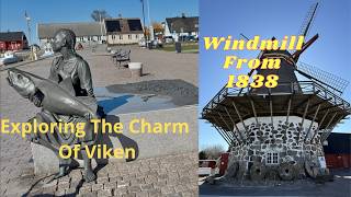Exploring The Charm Of Viken. Harbor, Old Houses, And Windmill From 18th Century. Worth A Visit.