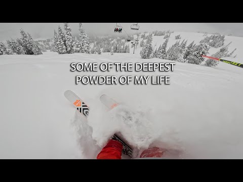 UNREAL! SOME OF THE DEEPEST POWDER SKIING OF MY LIFE - BLACK CROWS NOCTA