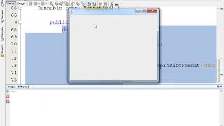 How to Create Time In JFrame from Java Netbeans