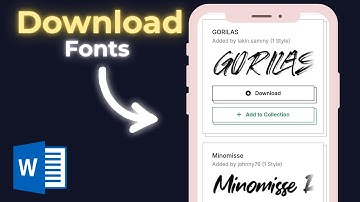 How To Microsoft Word Mobile Font Download
