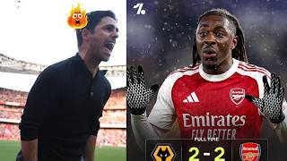 Mikel Arteta Reacts to Blown 2-0 Lead vs Wolves | Full Post Match Interview