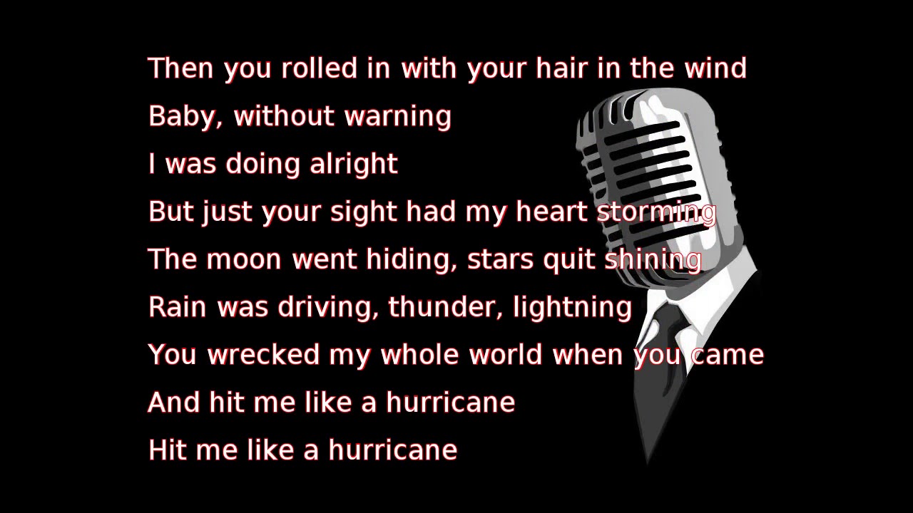 Hurricane - Luke Combs escrita como se canta