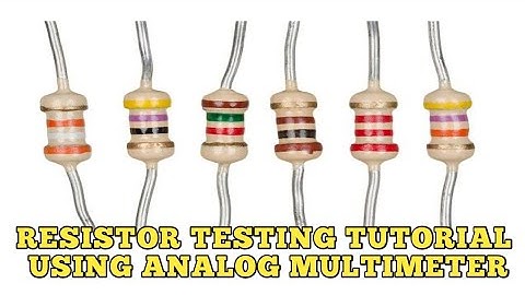 resistor testing using analog multimeter (Tagalog) | How to test Resistor using Analog Multimeter