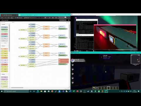 Halloween Home Automation Server using Node-RED