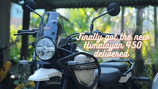 Got my Royal Enfield Himalayan 450 delivered finally!