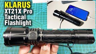 KLARUS XT21X Pro 4400 Lumens Extreme Output Tactical Flashlight