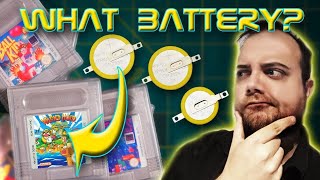 What Size Battery fits a Gameboy Cartridge 