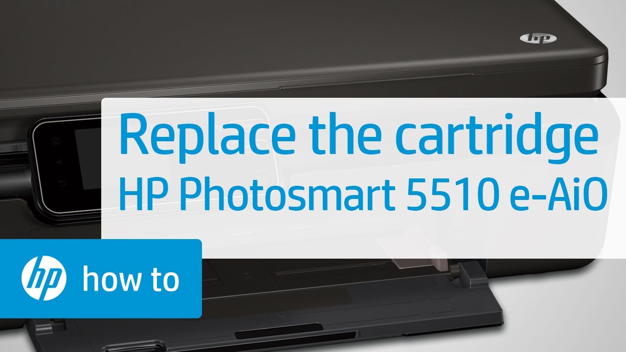 Replacing a Cartridge - HP Photosmart 5510 e-All-in-One Printer (B111a)
