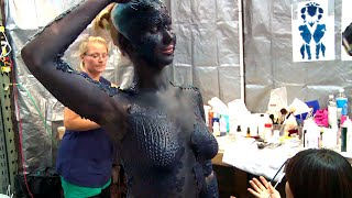 Mystique MakeUp (Jennifer Lawrence) &#39;X-Men: First Class&#39; Behind The Scenes