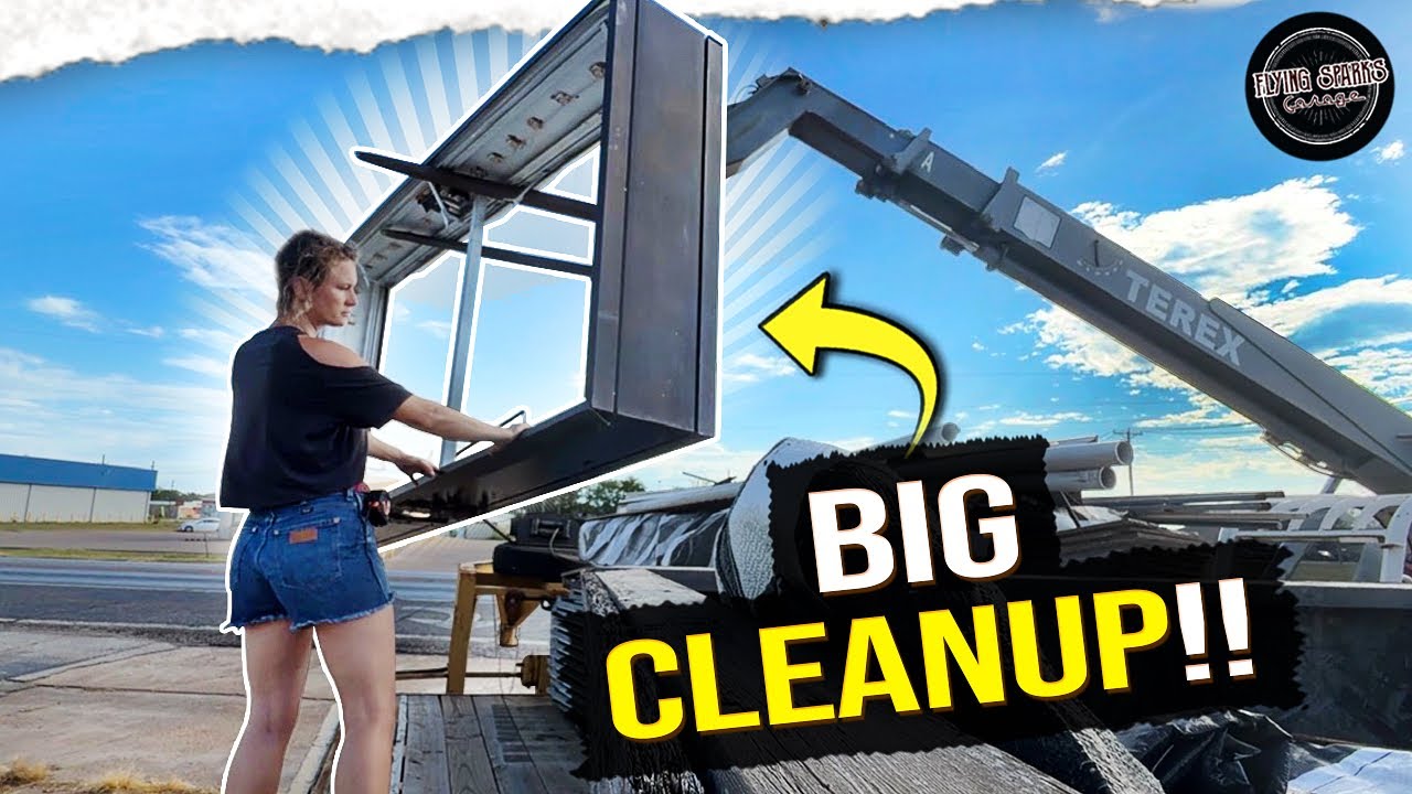 SATISFYING clean up at FSG Headquarters!!!