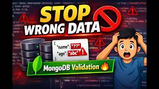 MongoDB Schema Validation in One Shot 🔥 | Prevent Wrong Data in MongoDB | JSON Schema Full Tutorial