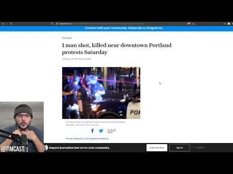 Trump Supporter Executed Walking Down The Street In Portland, BLM Celebrates And Cheers The Killing