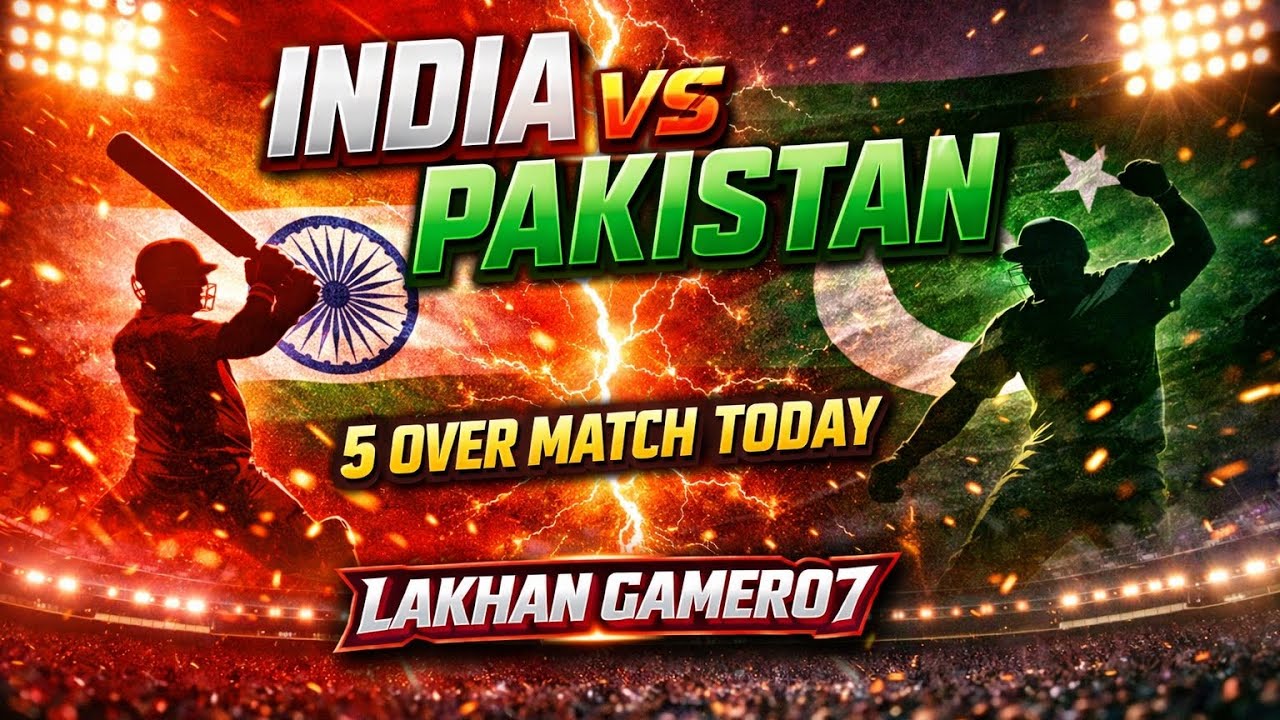 INDIA VS PAKISTAN 5 OVER MATCH IN REAL CRICKET 24 GAME 😯😮🇮🇳 #indiavspakistan #matchday #cricketgame 
