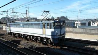 EF65形1000番台(JR貨物二色白プレート)
