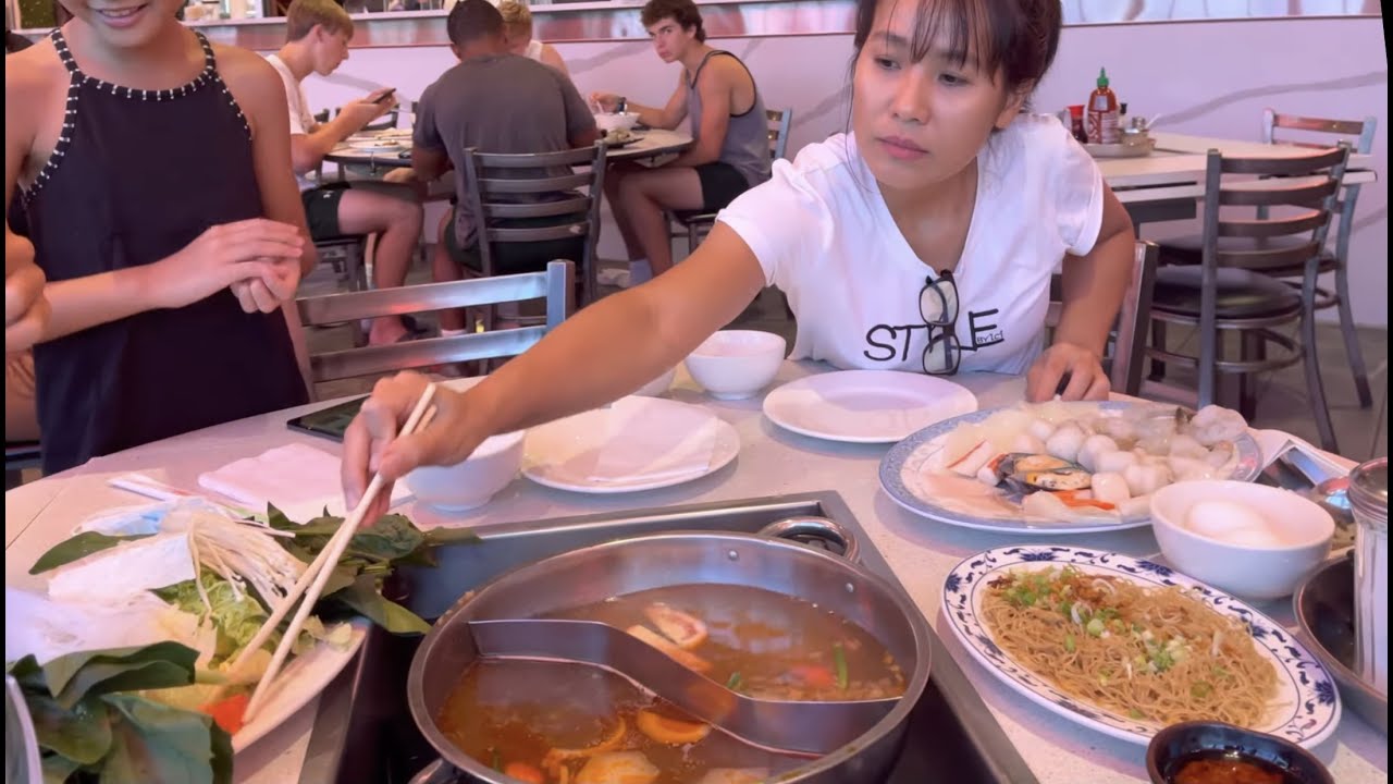 Best seafood hot pot Tan Tan restaurant in Houston, Texas. Du lịch Mỹ