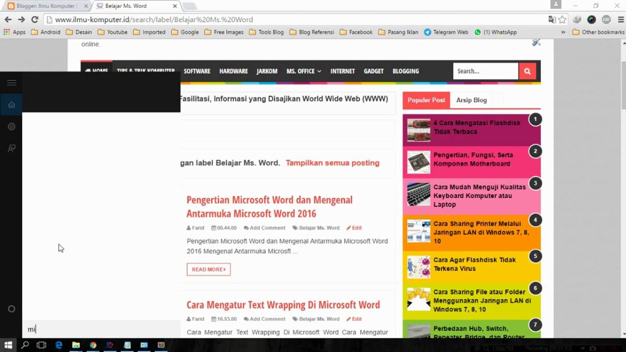 6. Cara Membuat Nomor Halaman Otomatis di Microsoft Word