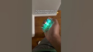 This has helped my adhd so much🥹#adhd #anxiety #keyboard #keychain #fidget