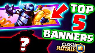 Best 5 BANNERS in Clash Royale!!!