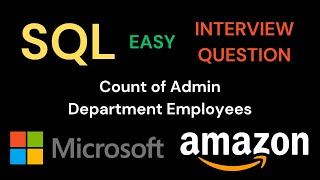 StrataScratch SQL Easy - Admin Department Employees Beginning in April or Later