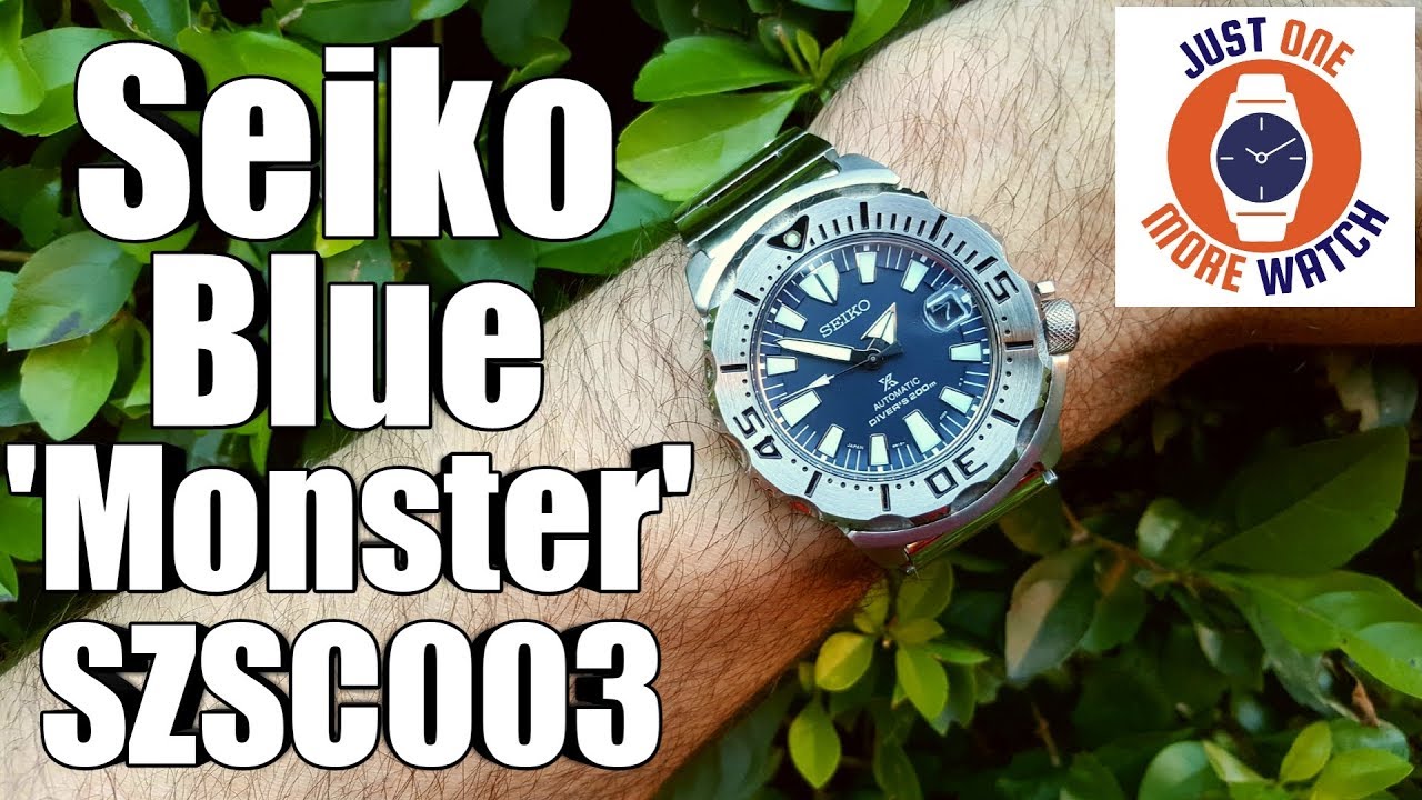 Seiko Blue Monster SZSC003 - Review - YouTube