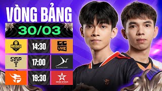 HEV vs GGL | SGP vs BSS | FPT vs 1S  - VÒNG BẢNG ĐTDV MÙA XUÂN 2024 | NGÀY 30/03 image