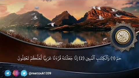 ﴿حم ۝ والكتابِ المبين﴾ عشاء الثلاثاء 14-2-1443 هـ القارئ مرزوق الأحمد بداية سورة الزخرف