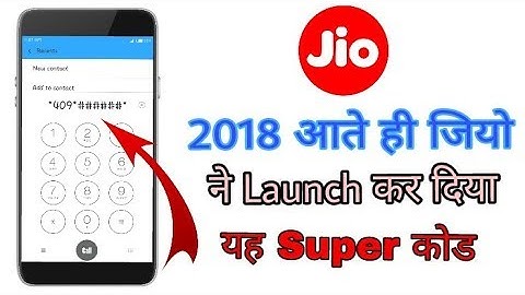 Jio Secret Code !! Call Forwarding Code !! BY SOMETHING SPECIAL !!