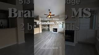 513 Harbor Ridge, Brandon MS | 2 Bed 2 Bath Rental Tour ($1,585/mo)