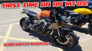 #169 First time on an MT-09! QuickShifter Madness!