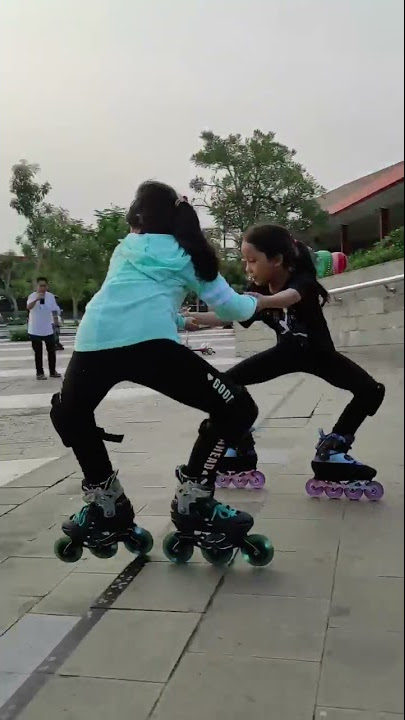 Sepatu Roda-an 3 Wheels Inline Skate Turun Tangga Eagle w/ @AlyaFariez  QBIG BSD 【AIRADE】 #shorts